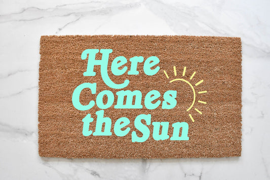 Here Comes The Sun Doormat