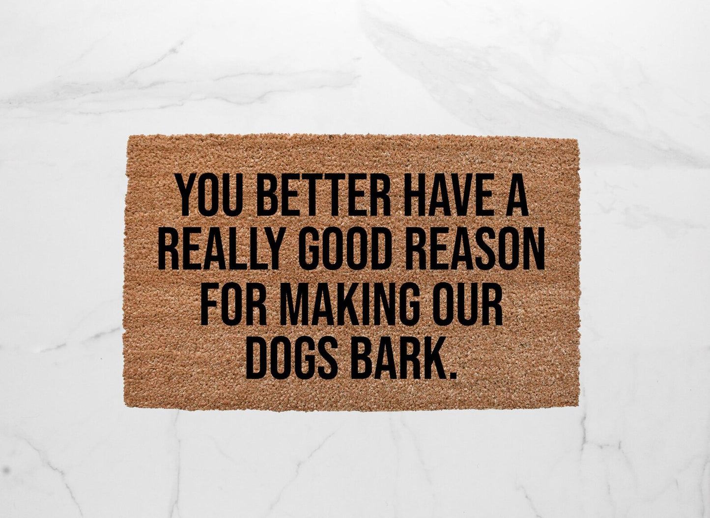 Dogs Bark Doormat