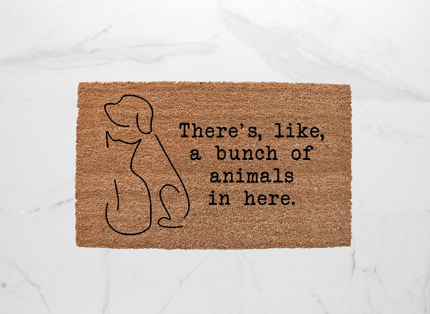 There's Like A Bunch Of Animals In Here Doormat