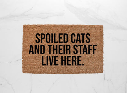 Spoiled Cats Doormat