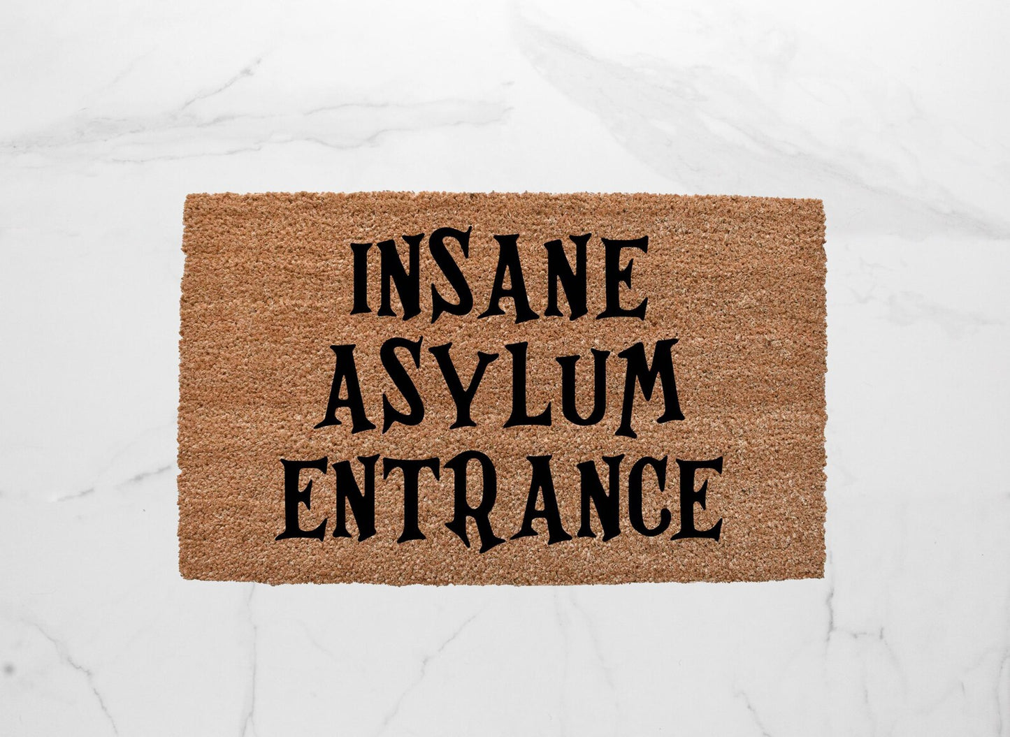 Insane Asylum Entrance Doormat
