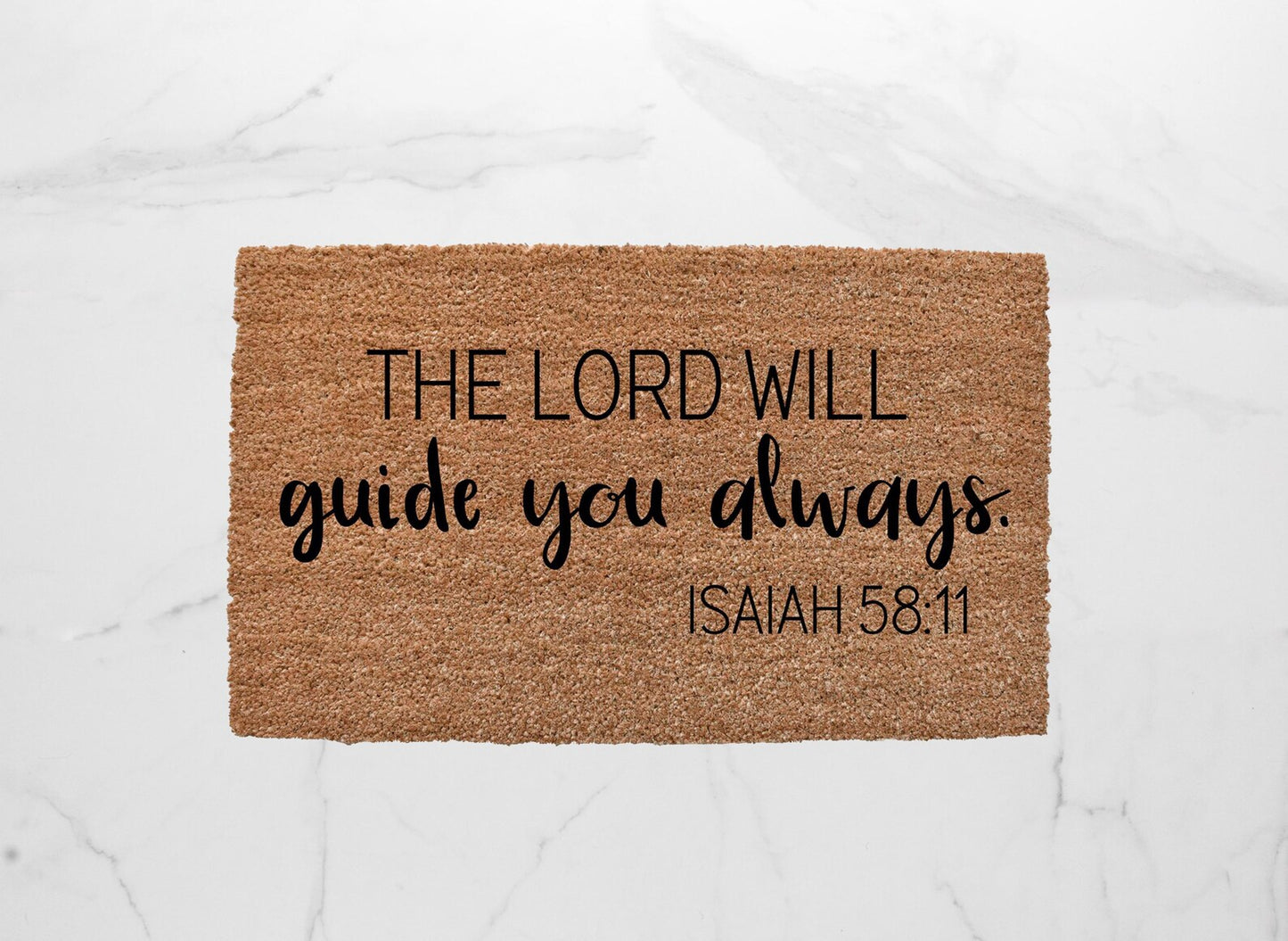 Isaiah 58:11 Doormat