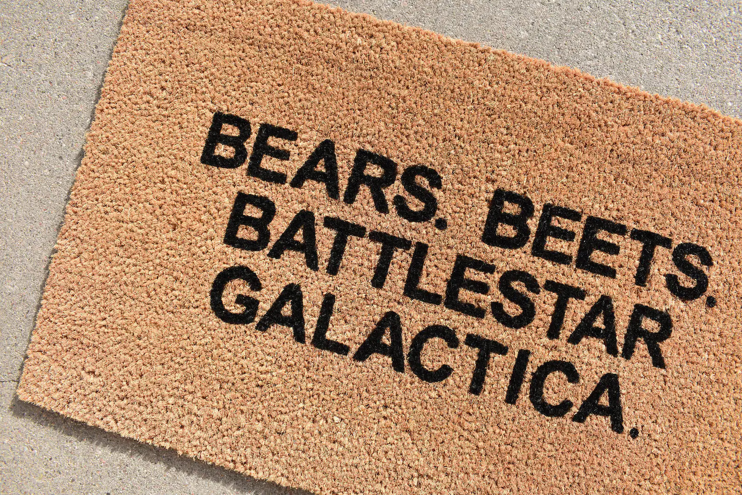 Bears Beets Battlestar Galactica Doormat