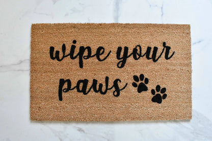 Wipe Your Paws Doormat