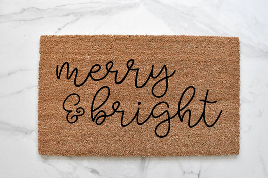 Merry & Bright Doormat