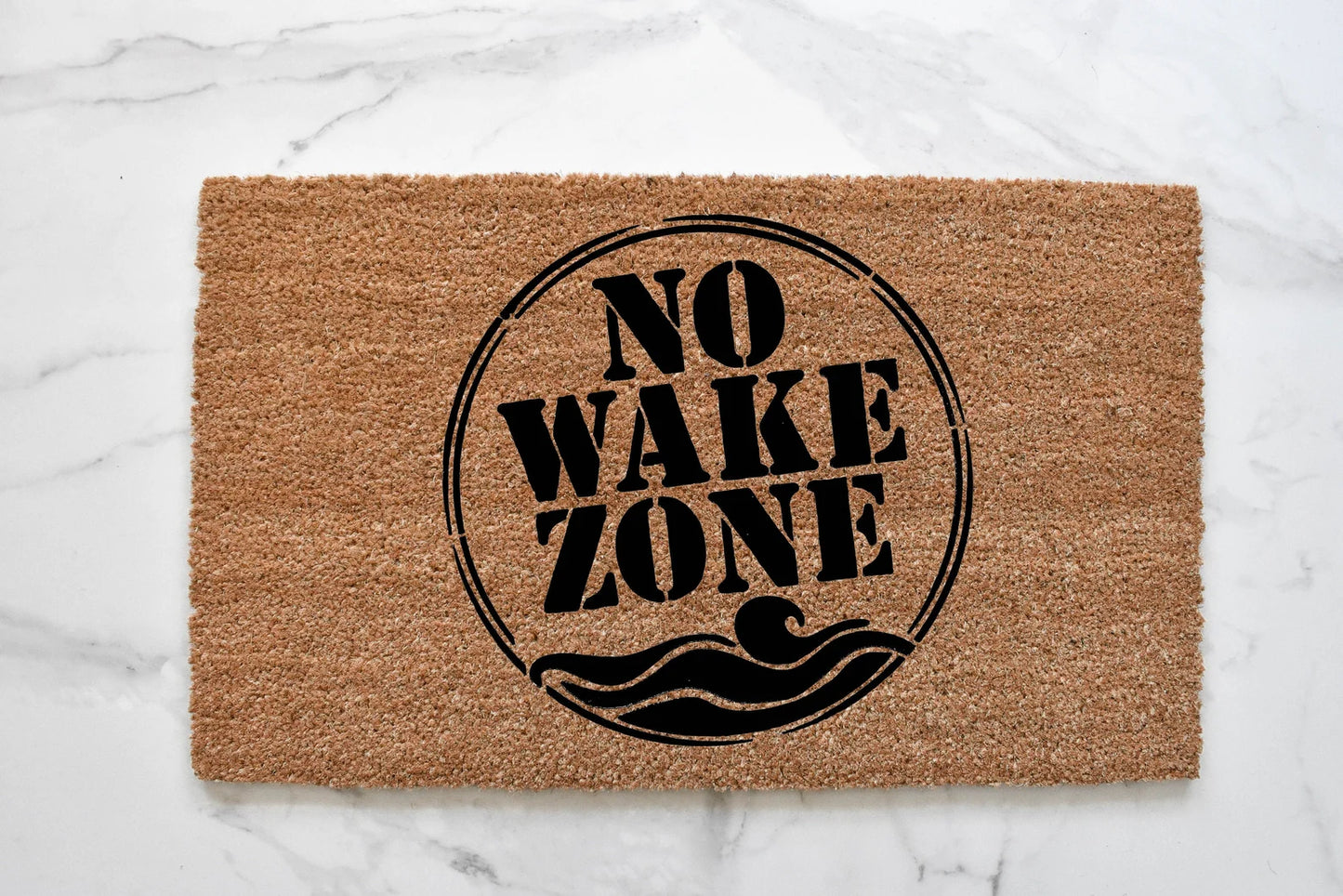 No Wake Zone Doormat