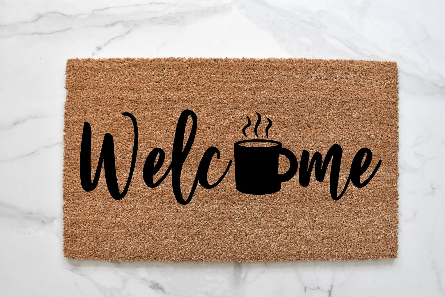 Welcome + Coffee Doormat
