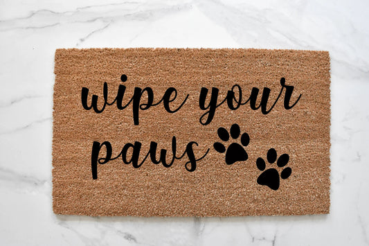 Wipe Your Paws Doormat