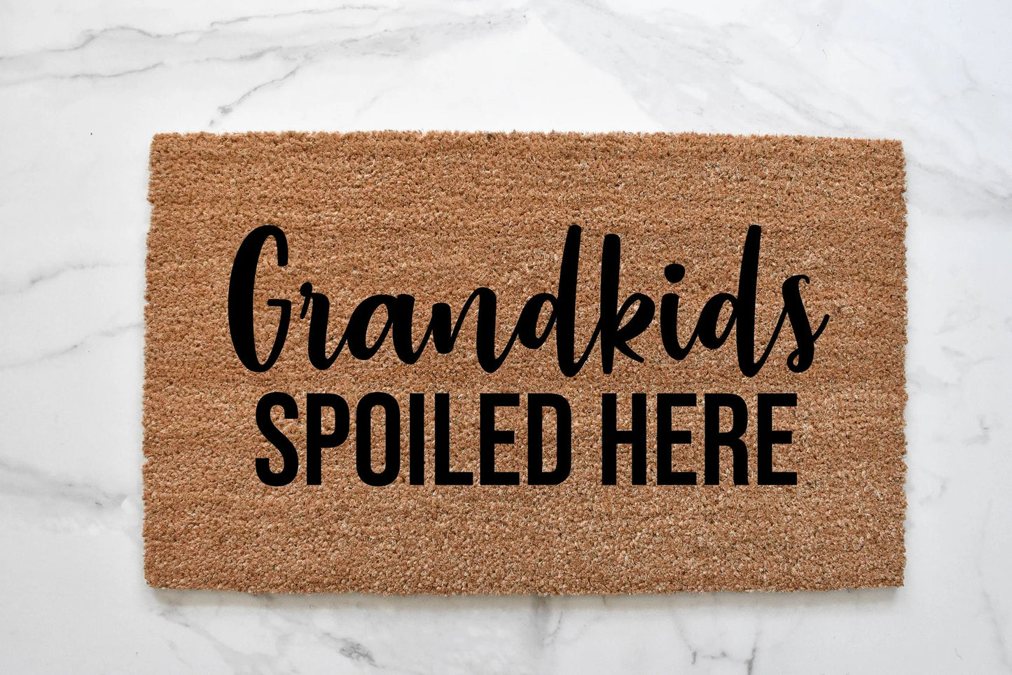 Grandkids Spoiled Here Doormat