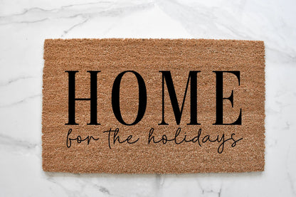 Home For The Holidays Doormat