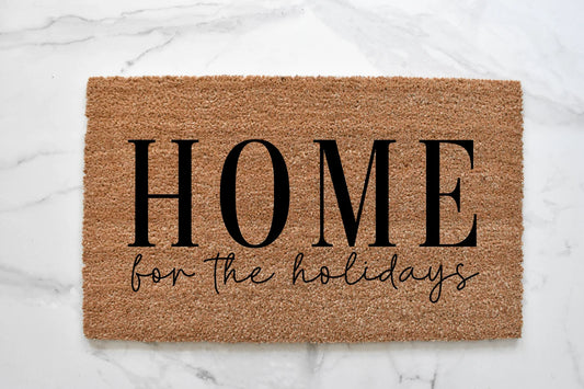Home For The Holidays Doormat