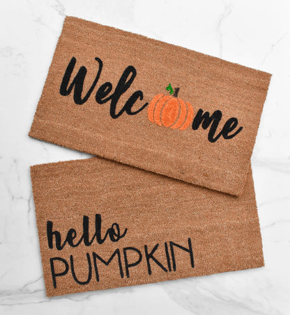 Hello Pumpkin Doormat