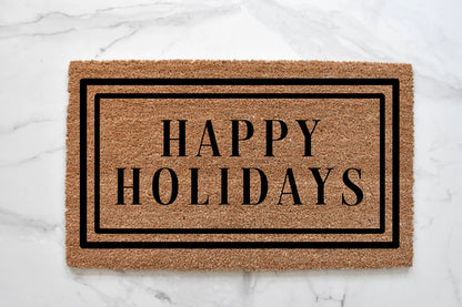 Happy Holidays Doormat