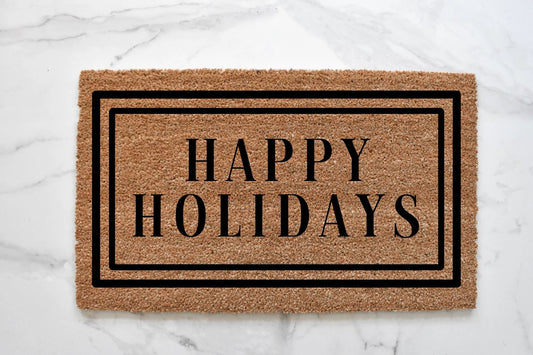 Happy Holidays Doormat