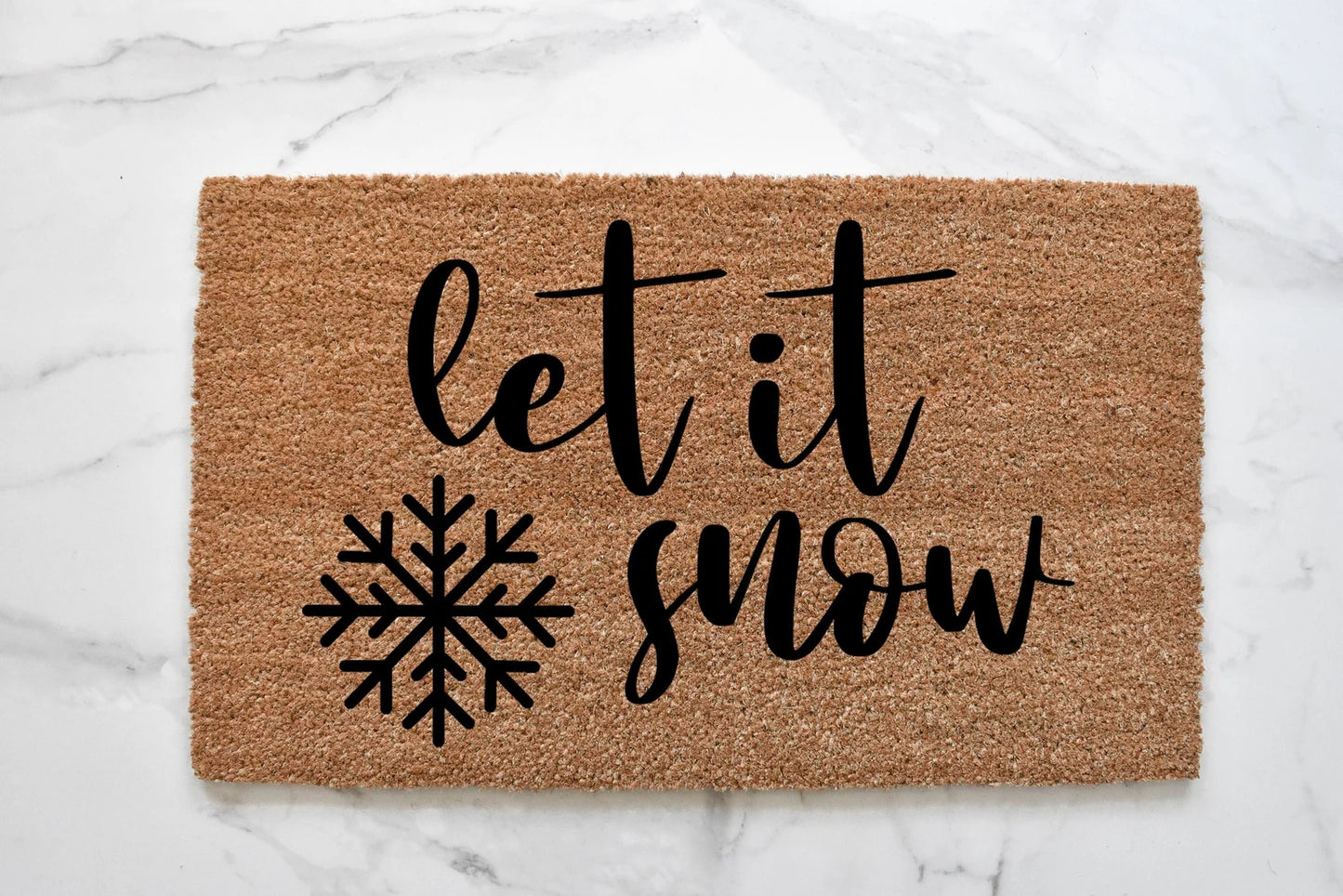 Let It Snow Doormat