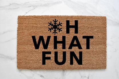 Oh What Fun Doormat