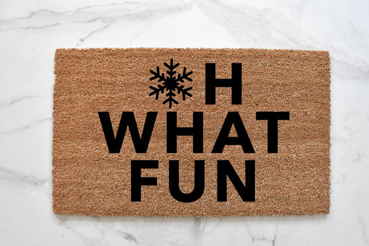 Oh What Fun Doormat