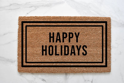 Happy Holidays Doormat