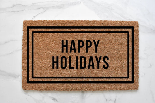 Happy Holidays Doormat