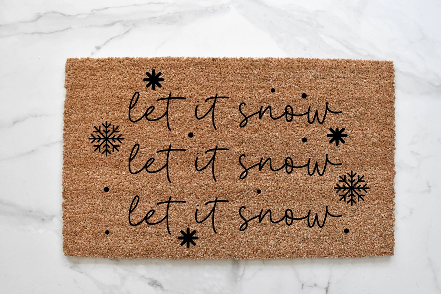 Let It Snow Doormat
