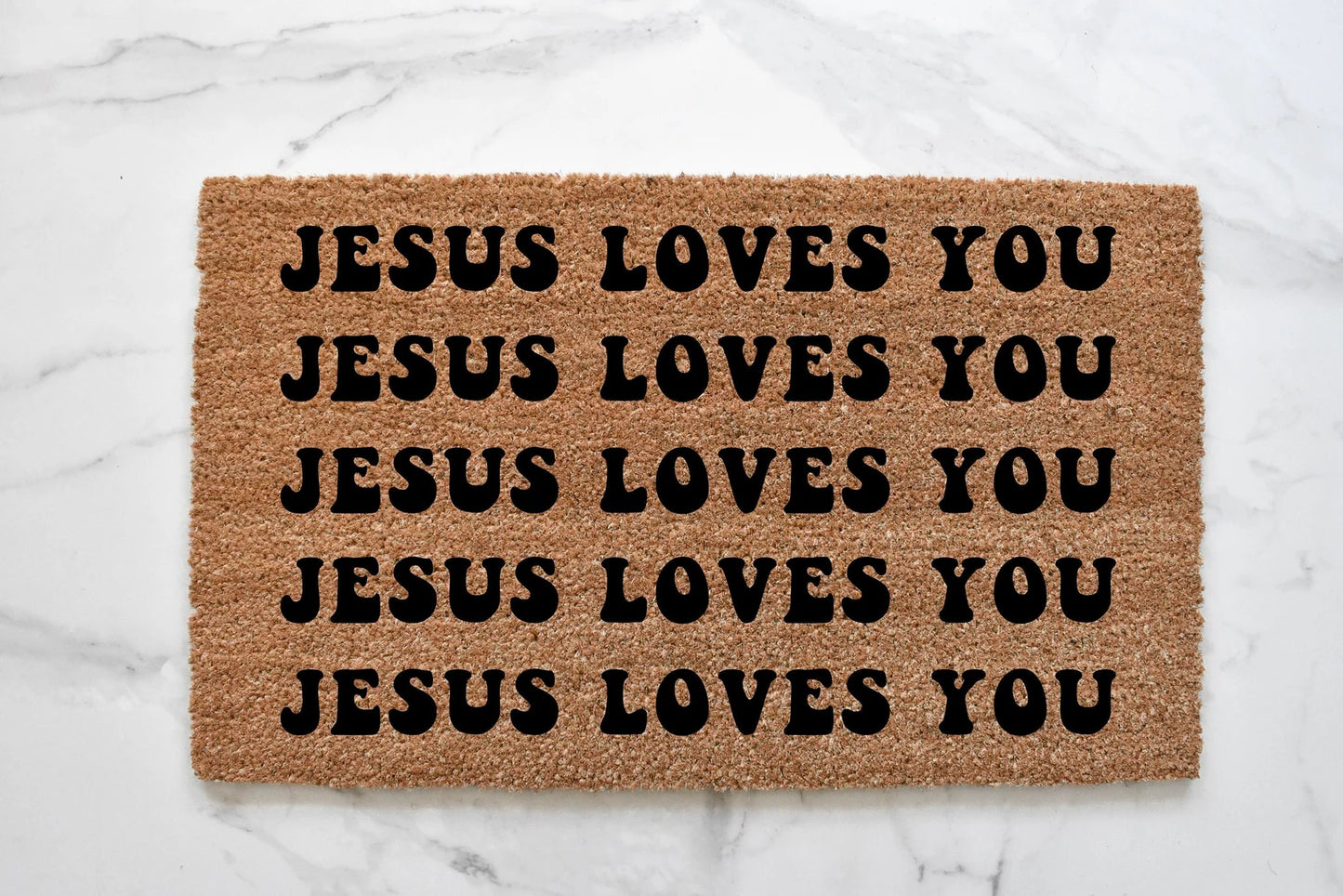 Jesus Loves You Doormat