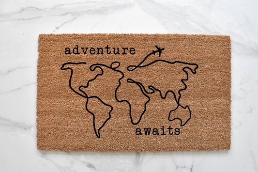 Adventure Awaits Doormat