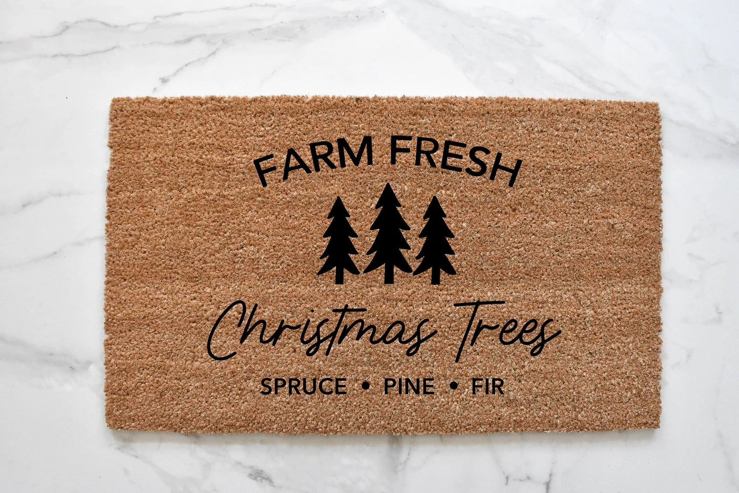 Christmas Tree Farm Doormat