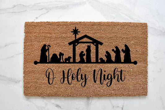 O Holy Night Doormat