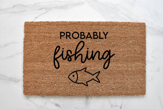 Probably Fishing Doormat