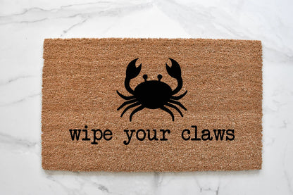 Wipe Your Claws Doormat