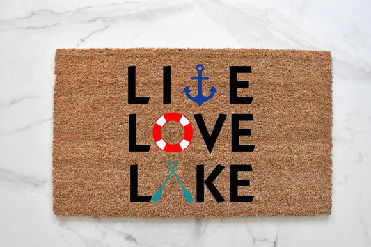 Live Love Lake Doormat