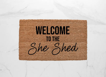 She Shed Doormat