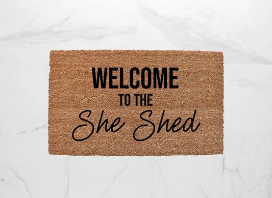 She Shed Doormat