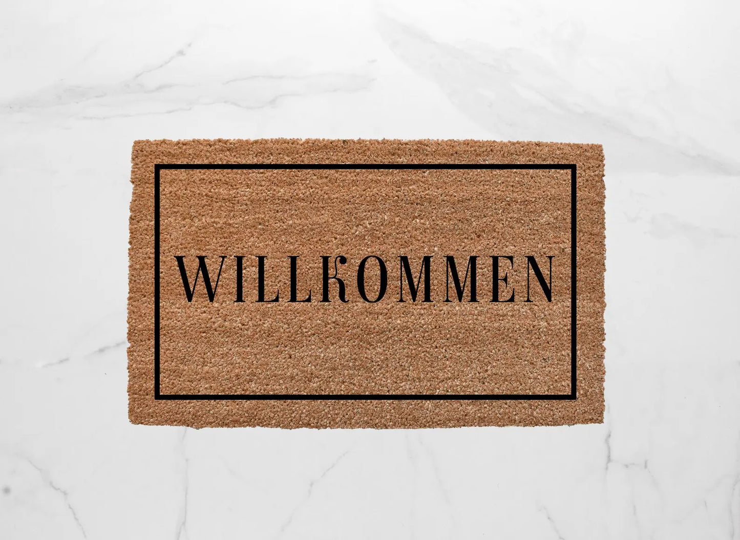Willkommen Doormat