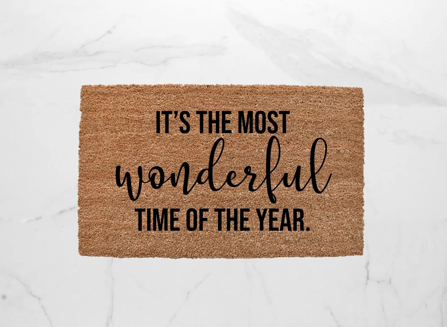 It's The Most Wonderful Time Of The Year Doormat