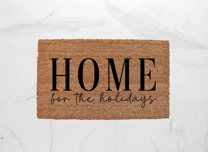 Home For The Holidays Doormat