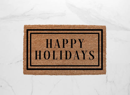 Happy Holidays Doormat