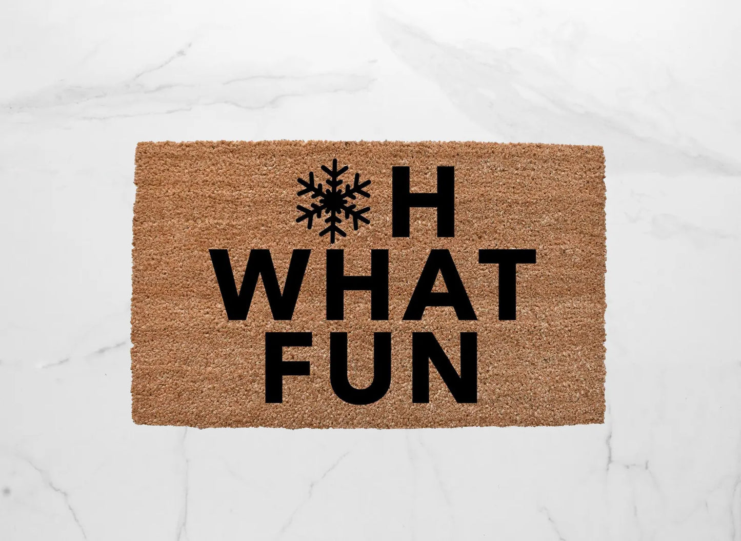 Oh What Fun Doormat