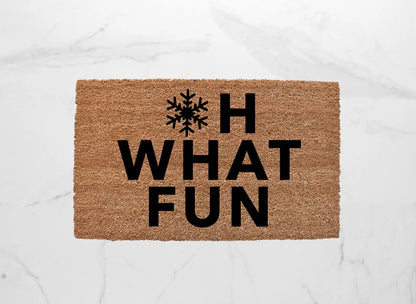 Oh What Fun Doormat