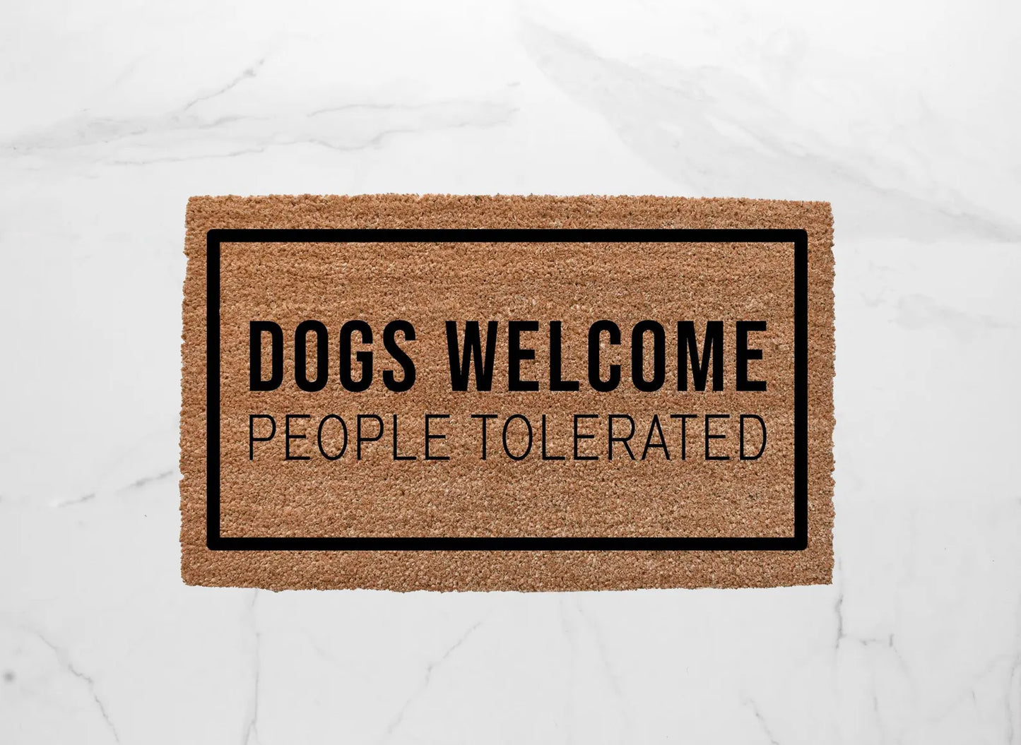 Dogs Welcome Doormat