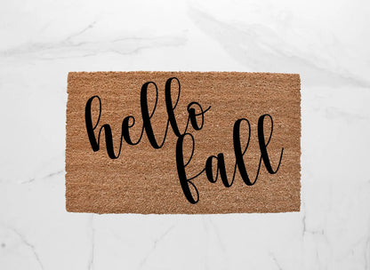 Hello Fall Doormat