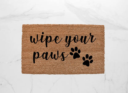 Wipe Your Paws Doormat