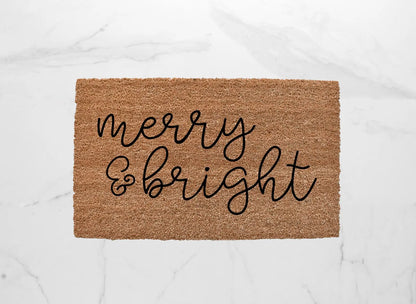Merry & Bright Doormat