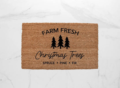 Christmas Tree Farm Doormat