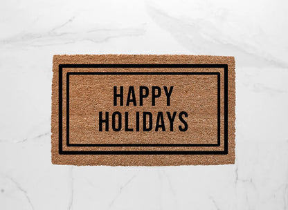 Happy Holidays Doormat