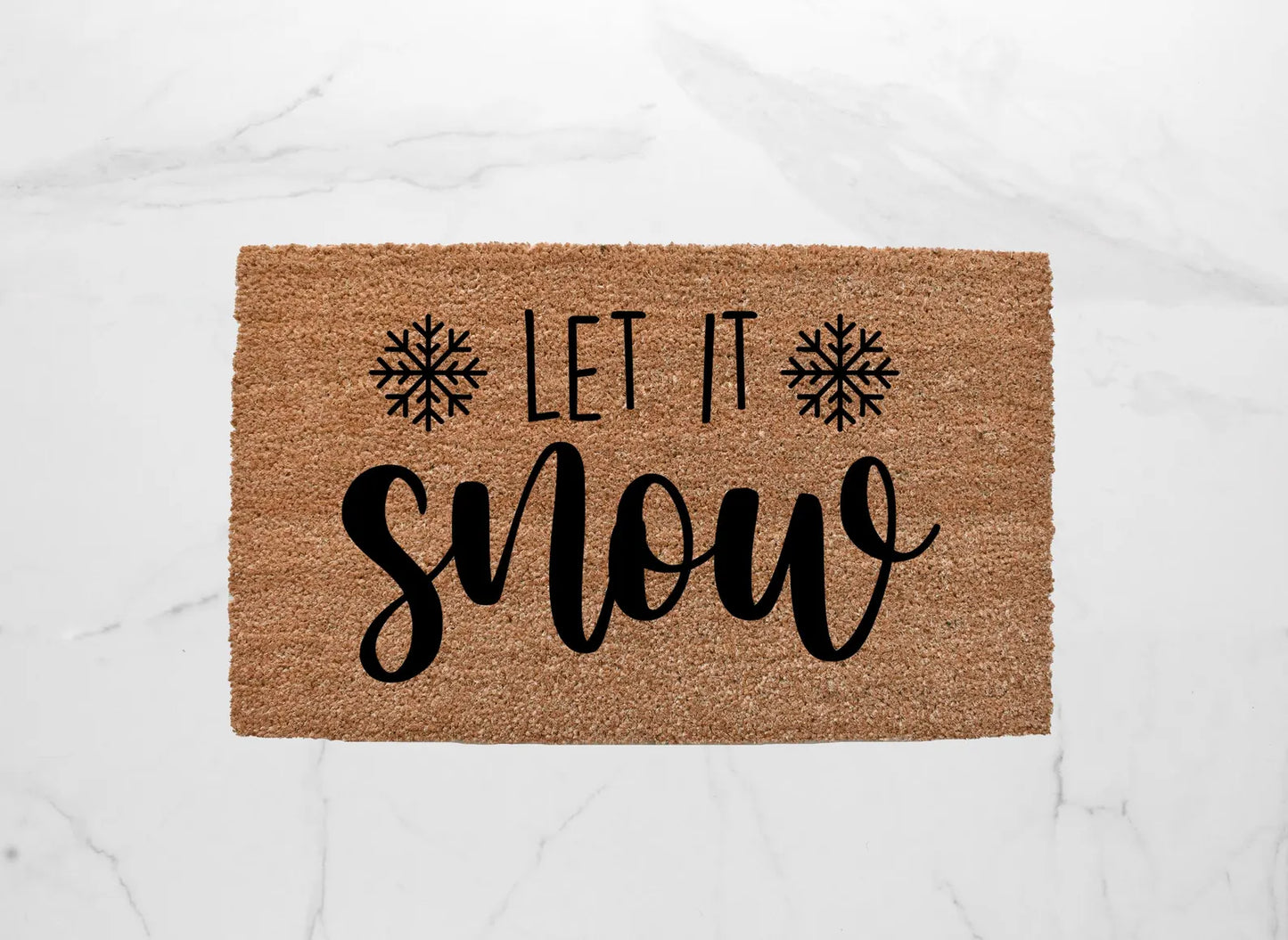Let It Snow Doormat