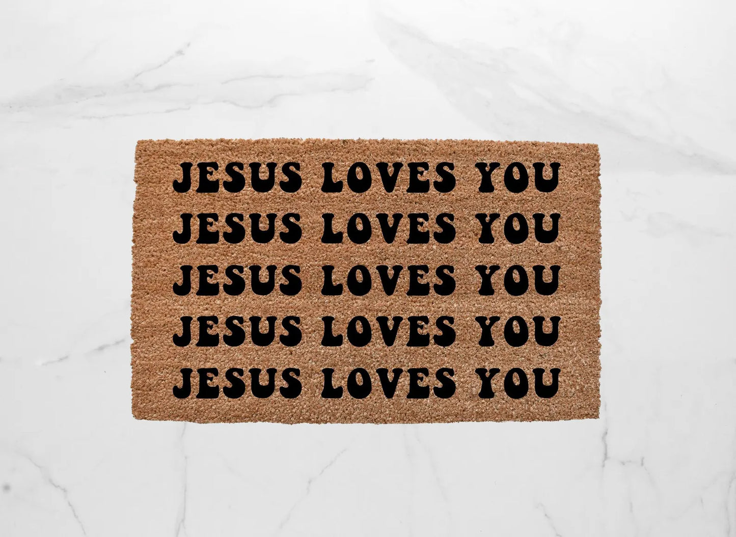 Jesus Loves You Doormat