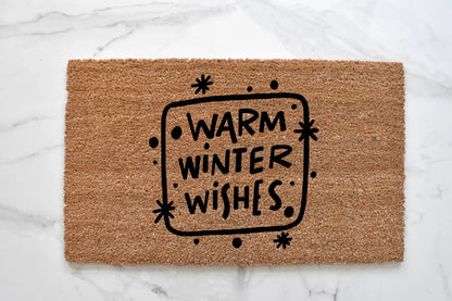 Warm Winter Wishes Doormat