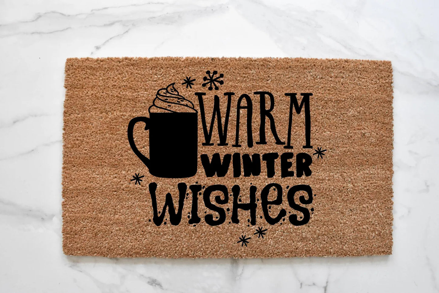 Warm Winter Wishes Doormat