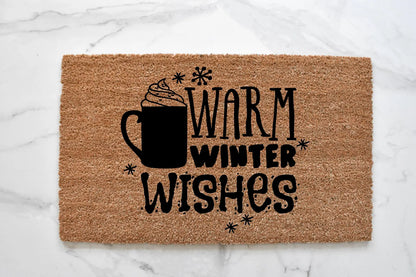 Warm Winter Wishes Doormat